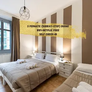 Elegant Near Metro Porta Romana,3 Fermate Subway-stop A Duomo, Wifi-netflix Free Appartamento